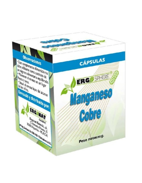 Manganeso - cobre ergosphere 50 cap Ergonat