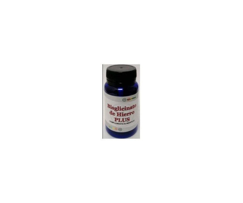Bisglicinato de hierro plus 60 cap Alfa Herbal