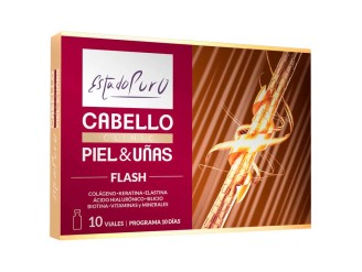 Cabello piel y uñas flash