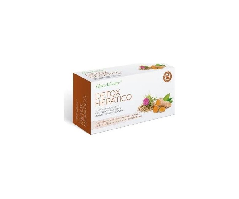Phytoadvance detox hepático 30 cap Phytoadvance