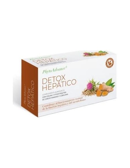 Phytoadvance detox hepático 30 cap Phytoadvance