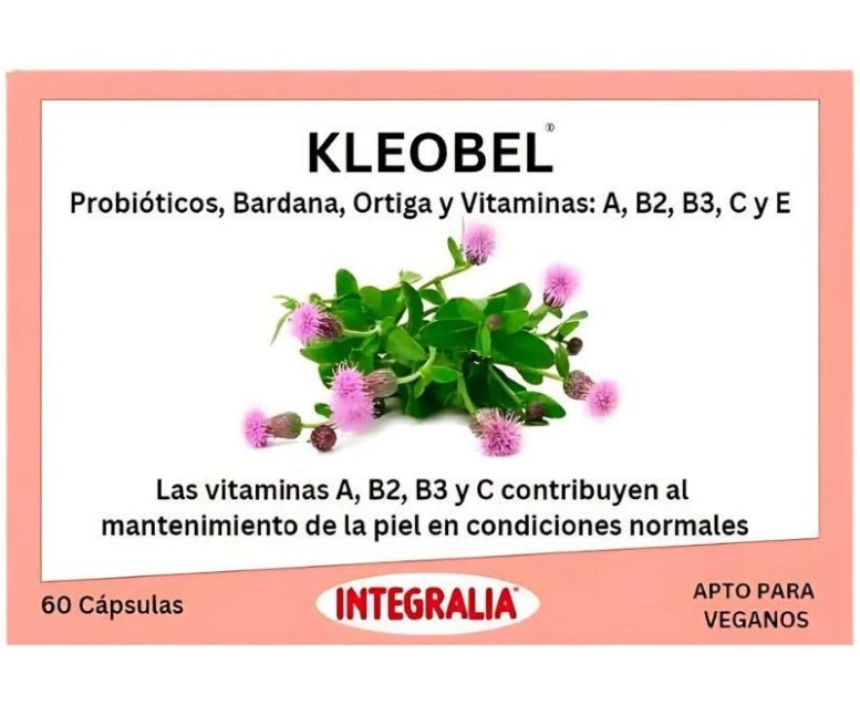 Kleobel con probióticos 60 cap Integralia