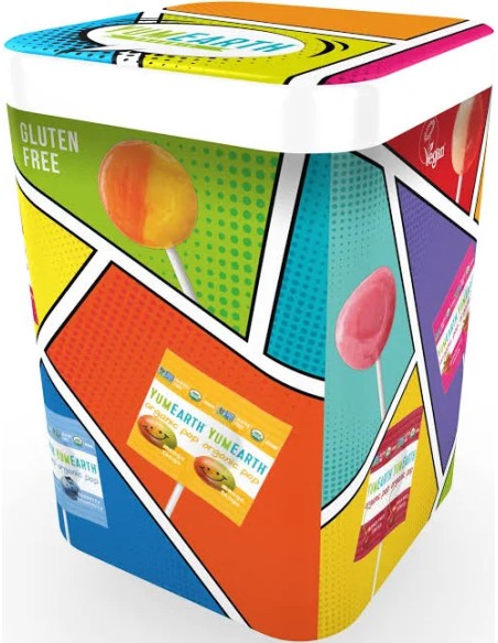 Piruletas orgánicas sabor frutas. 50 ud Yum Earth