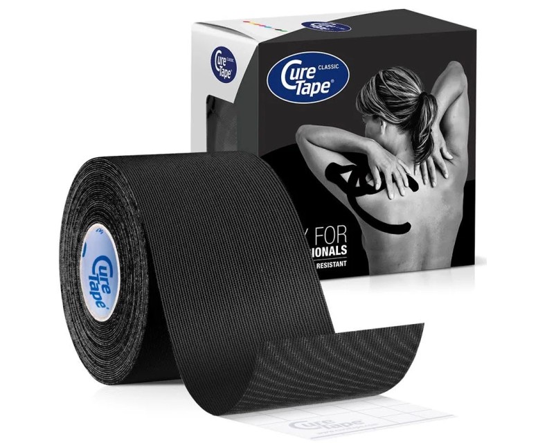 Cure tape negro vendaje neuromuscular 5 cm x 5 m Cure tape