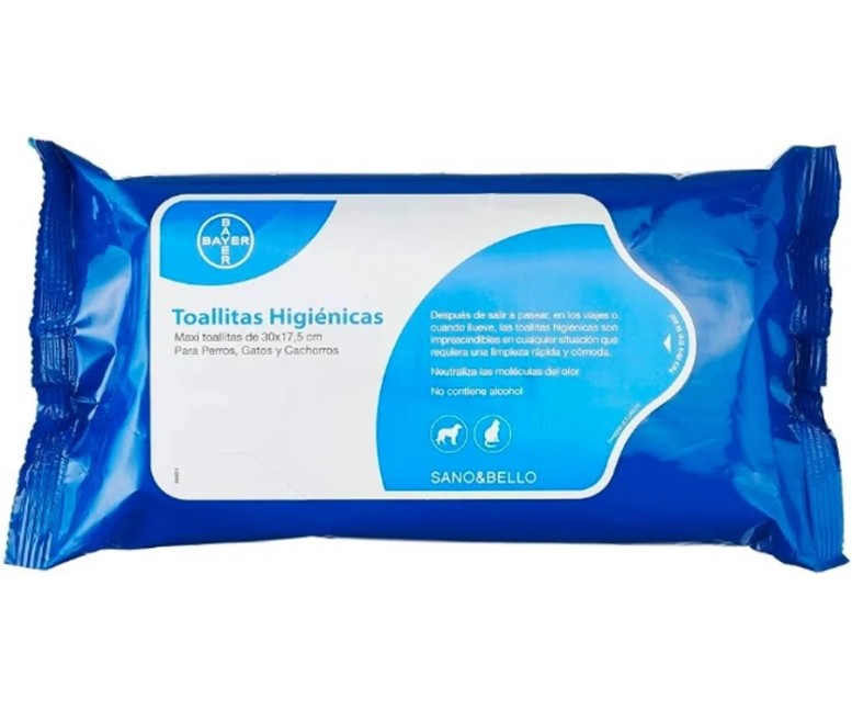 Sano&bello toallitas limpiadoras vet 35 un Elanco Veterinaria