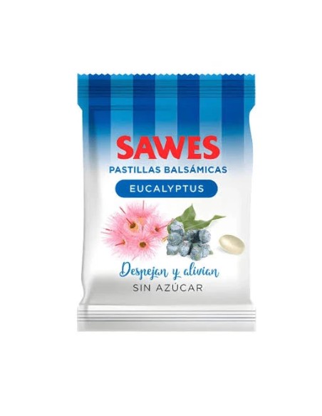 Caramelos s/a eucaliptus bolsa 100 g Sawes