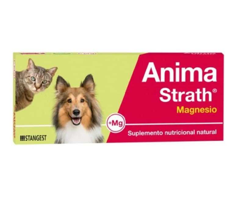 Anima-strath magnesio comp bote vet 120 tab Stangest