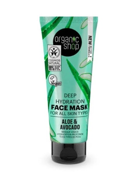 Mascarilla facial de hidratación profunda para todo tipo de 75 ml Organic Shop