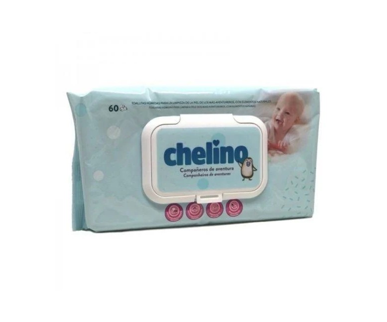 Chelino toallitas inf dermo sensitive 60 un Chelino