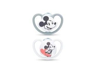 Chupete space mickey gris silicona