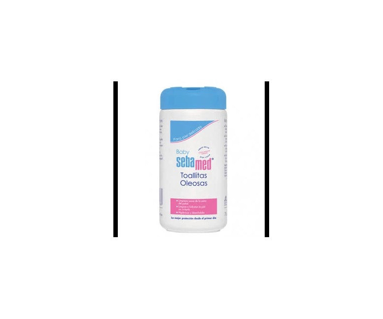 Baby toallitas limpieza pañal oleosas 70 uds Sebamed