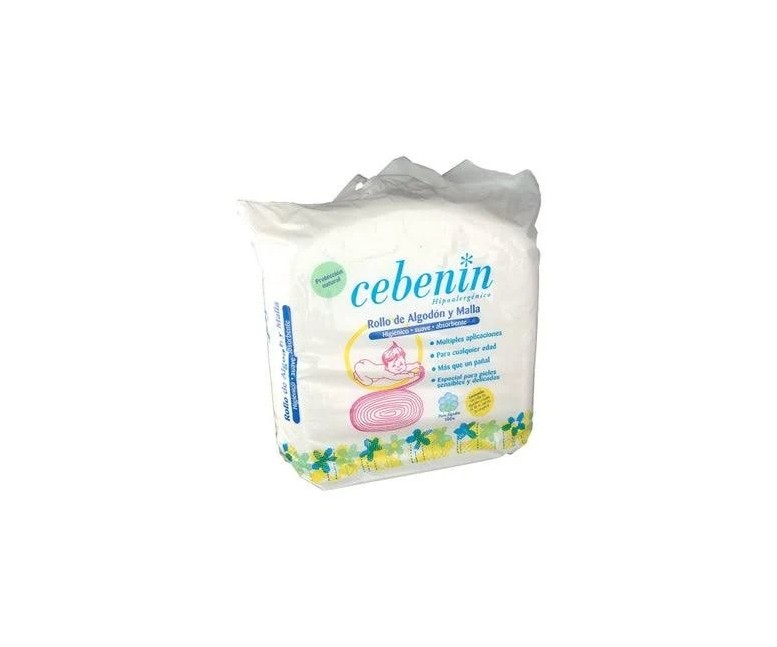 Pañal infantil cebenin algodón rollo y malla 1 unidad Cebenin