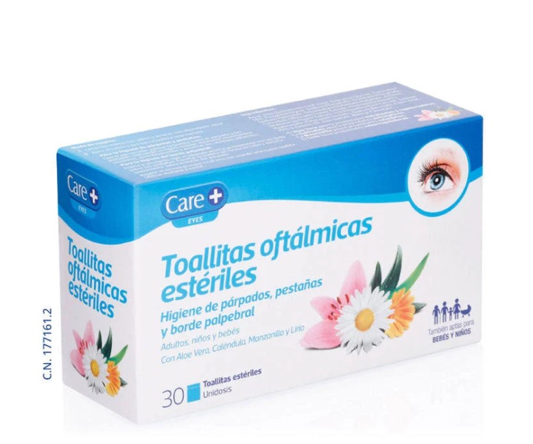 Care+ Toallitas Oftalm Stada 30 ud Care+