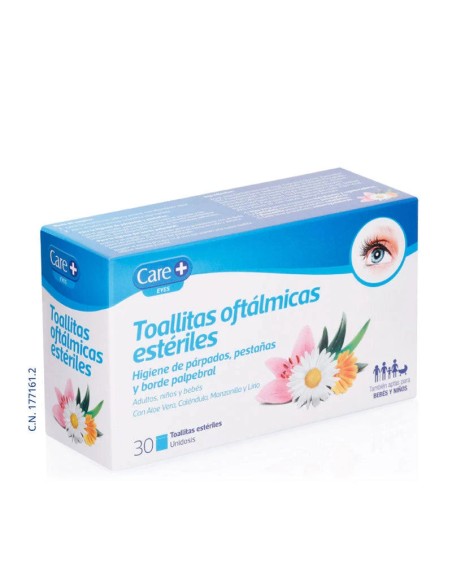 Care+ Toallitas Oftalm Stada 30 ud Care+