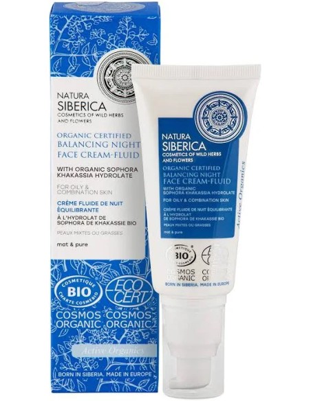 Crema facial noche equilibrante piel grasa-mixta 50 ml Natura Siberica