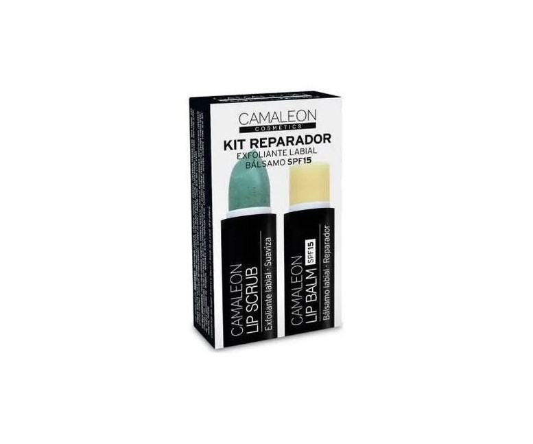 Camaleón kit reparador labial+exfoliante melón 4 g + 4 g  Camaleon