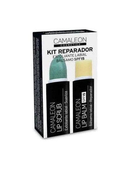 Camaleón kit reparador labial+exfoliante melón 4 g + 4 g  Camaleon