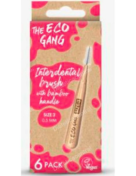 Cepillo interdental bambú nº3 6 uds The Eco Gang