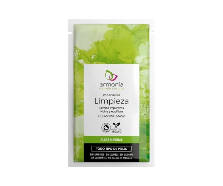 Mascarilla facial limpieza algas 12 sbrs Armonia