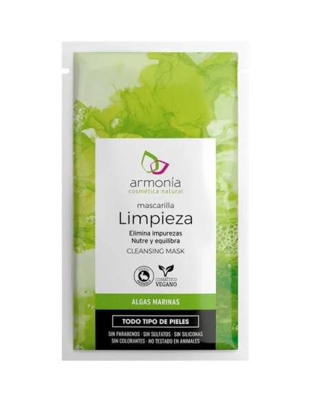 Mascarilla facial limpieza algas 12 sbrs Armonia