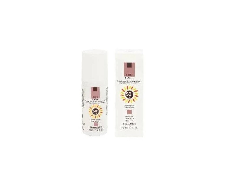 Sun care spf50+ protector solar amplio espectro 50 50 spf Simildiet