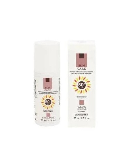 Sun care spf50+ protector solar amplio espectro 50 50 spf Simildiet