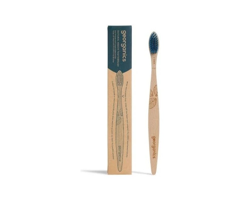 Cepillo dental madera de haya hard 1 unidad Georganics