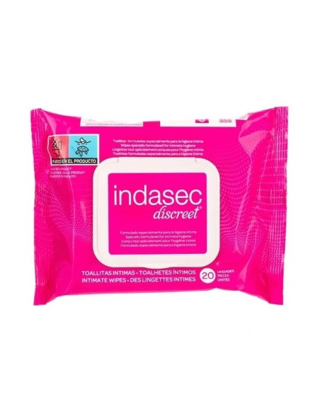 Toallitas Indasec Hig íntima Alo Vera 20 un Indasec