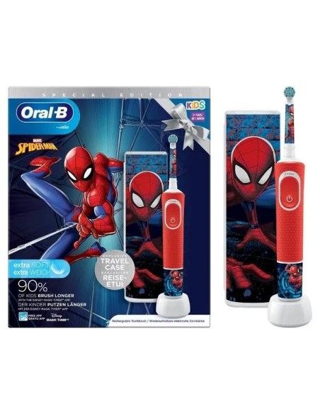 Cepillo recargable vitality kids box Spiderman 1 unidad Oral B