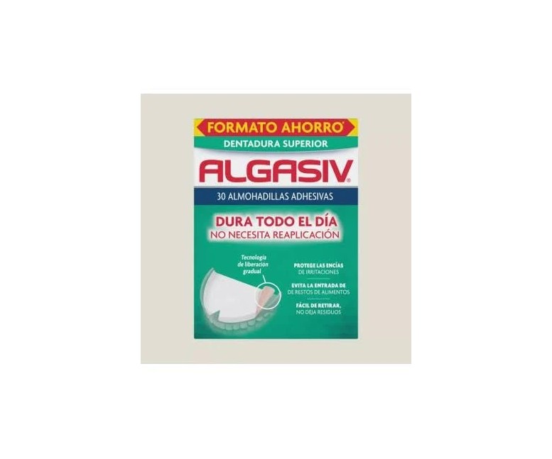 Algasiv almohadilla dental superior adhesiva 30 ud Algasiv