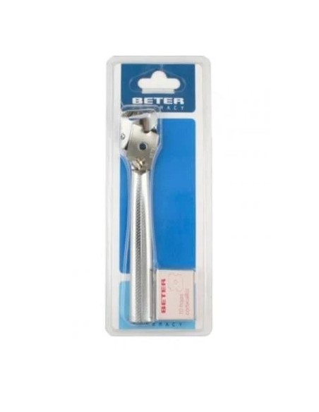 Cortacallos metálico + 1 hoja 14,5 cm Beter