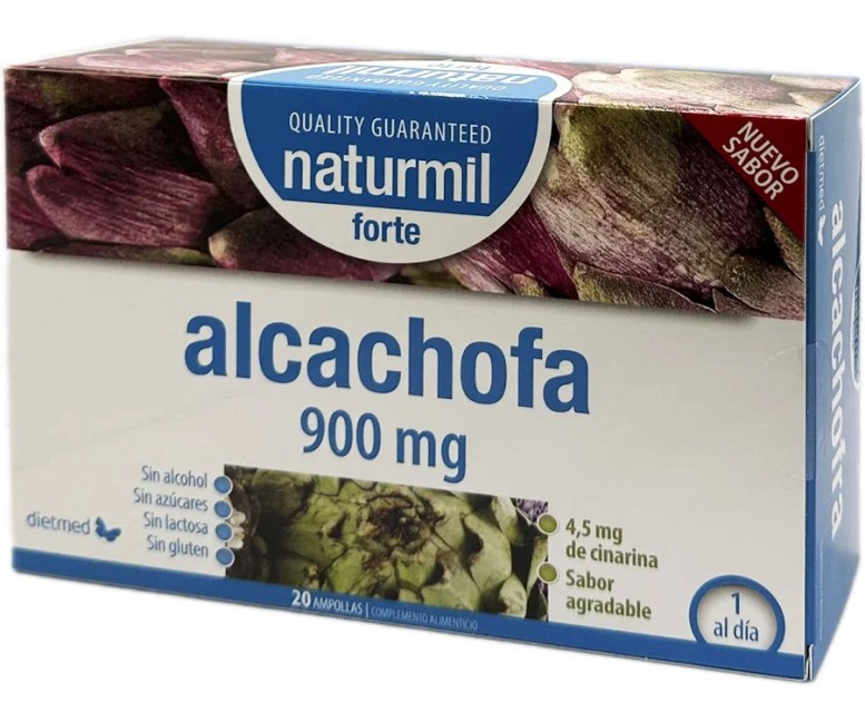 Alcachofa Forte 20 amp - 900 mg Dietmed