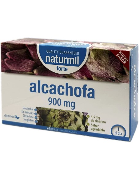 Alcachofa Forte 20 amp - 900 mg Dietmed