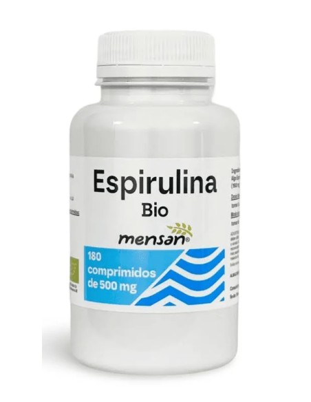 Espirulina bio 180 tab - 500 mg Mensan