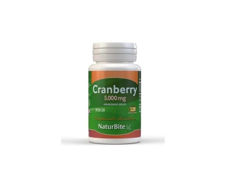 Cranberry arándano rojo 120 comp - 5000 mg Naturbite