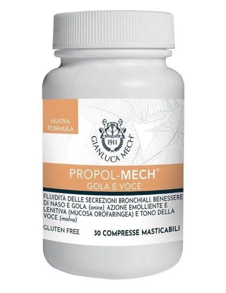 Propol-mech sabor menta-limón 30 cap Gianluca Mech