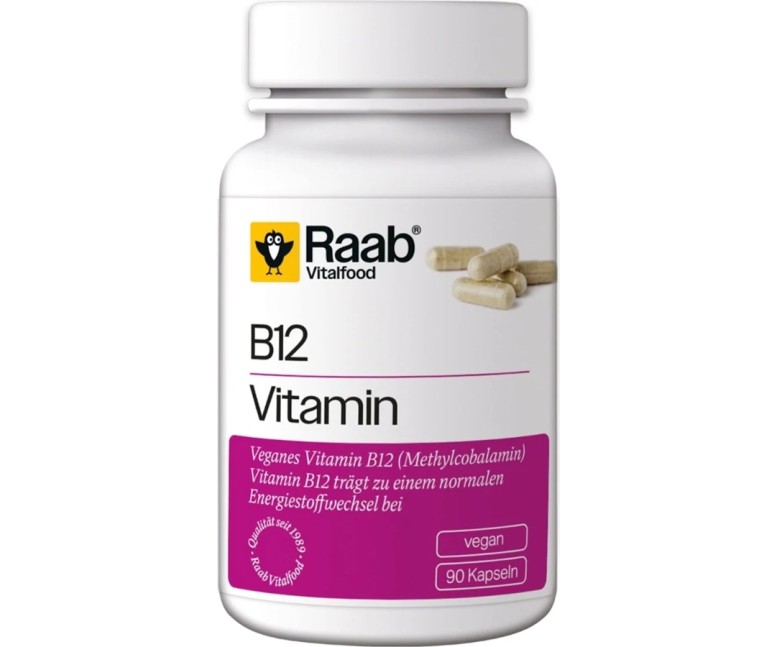 Vitamina B12 cap vegan sg 90 cap - 460 mg Raab