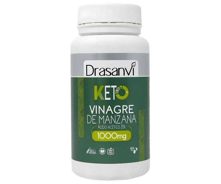 Vinagre manzana keto 60 cap - 35 % Drasanvi