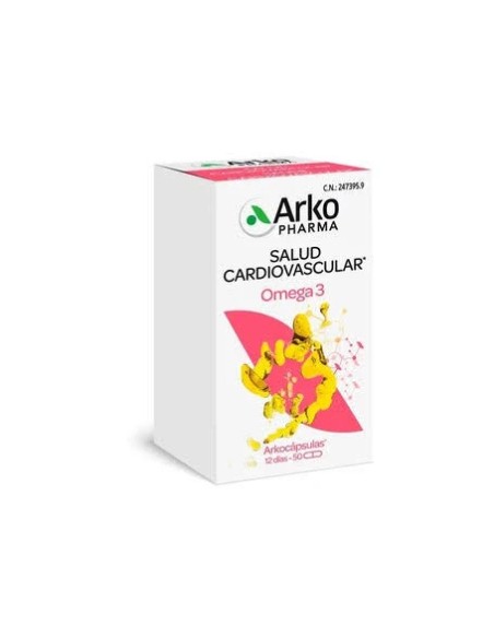 Aceite de pescado omega 3 arkocapsulas 50 cap Arkopharma