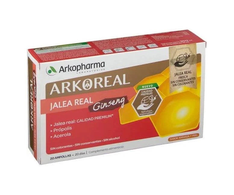 Arkoreal jalea real+ginseng 20 amp Arkopharma