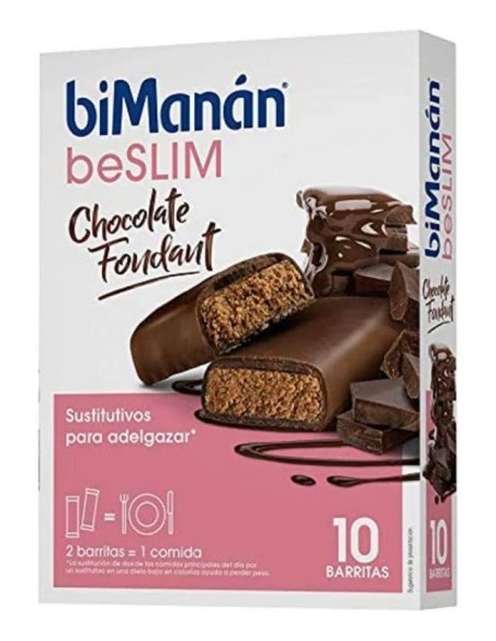 Barritas chocolate fondant 10 ud NAN