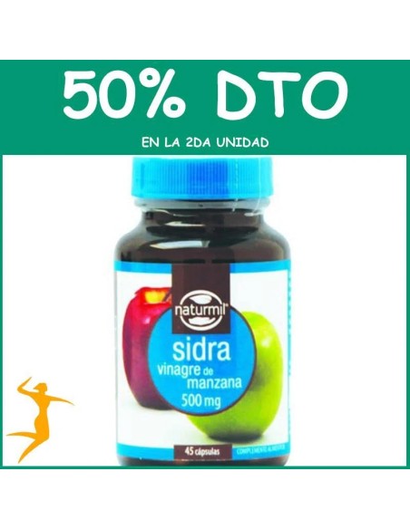 Sidra (vinagre de manzana) 45 cap - 500 mg Dietmed