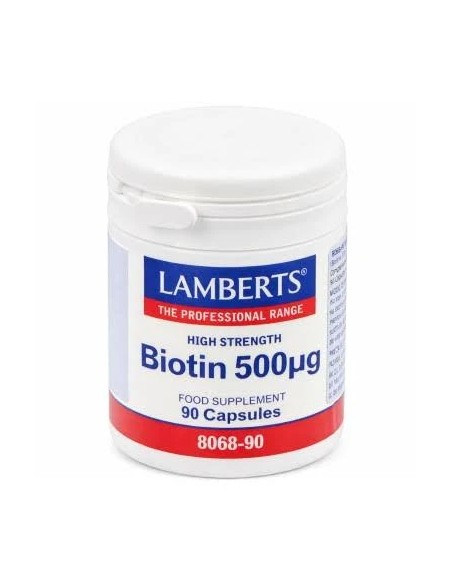 Biotina 90 cap - 500 mcg Lamberts