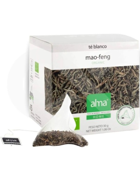 Te blanco mao feng infusion ecovegan 15 pira mide Alma Home