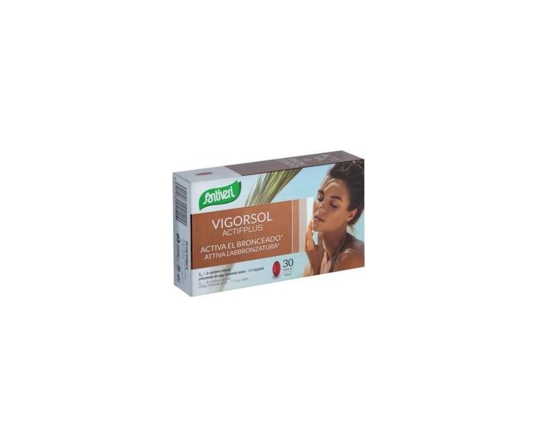 Vigor sol actif plus perlas 30 cap Santiveri