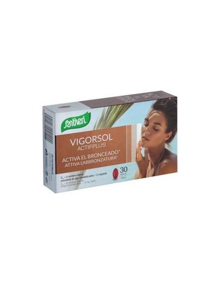 Vigor sol actif plus perlas 30 cap Santiveri
