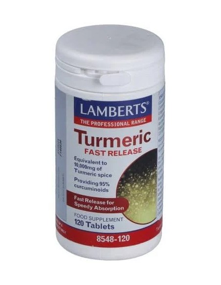 Cúrcuma liberación rápida 120 cap Lamberts