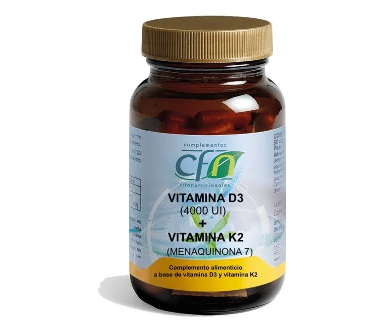 Vitamina D3+K2 - Cfn 60 cap Cfn