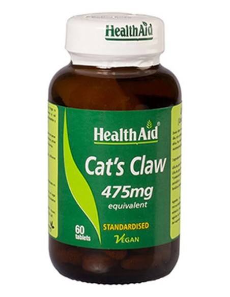 Uña de gato corteza interna Health Aid 60 cap Health aid