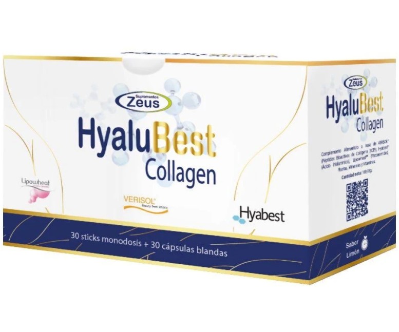 Hyalubest colágen 30 stick - 30 cap Zeus